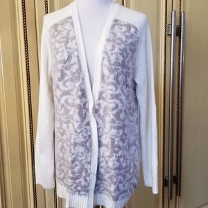 Hinge Cozy fuzzy Cardigan sweater women's size Large